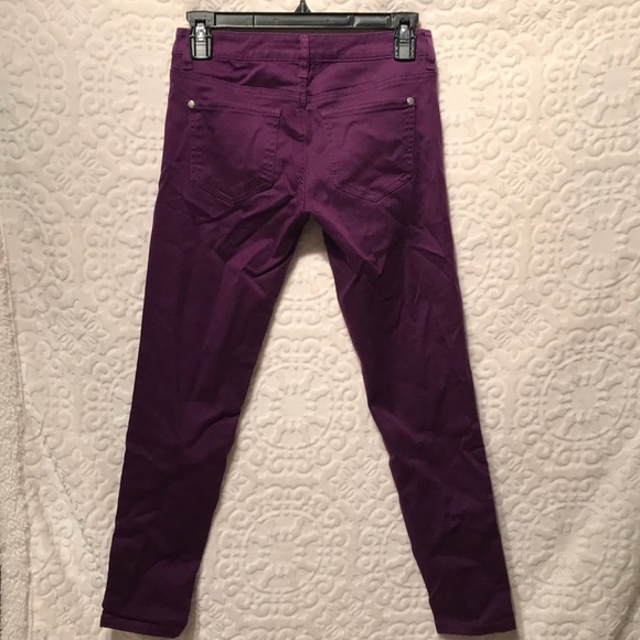 🌺 3 for $15 🌺 Juniors Size 3 Purple Pants - Picture 2 of 5